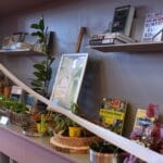 Duurzaamheidskast in bibliotheek